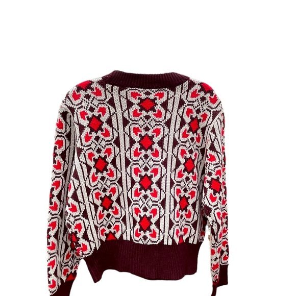 NWT Anthropologie MOTH Intarsia Pullover Sweater - Picture 4 of 8